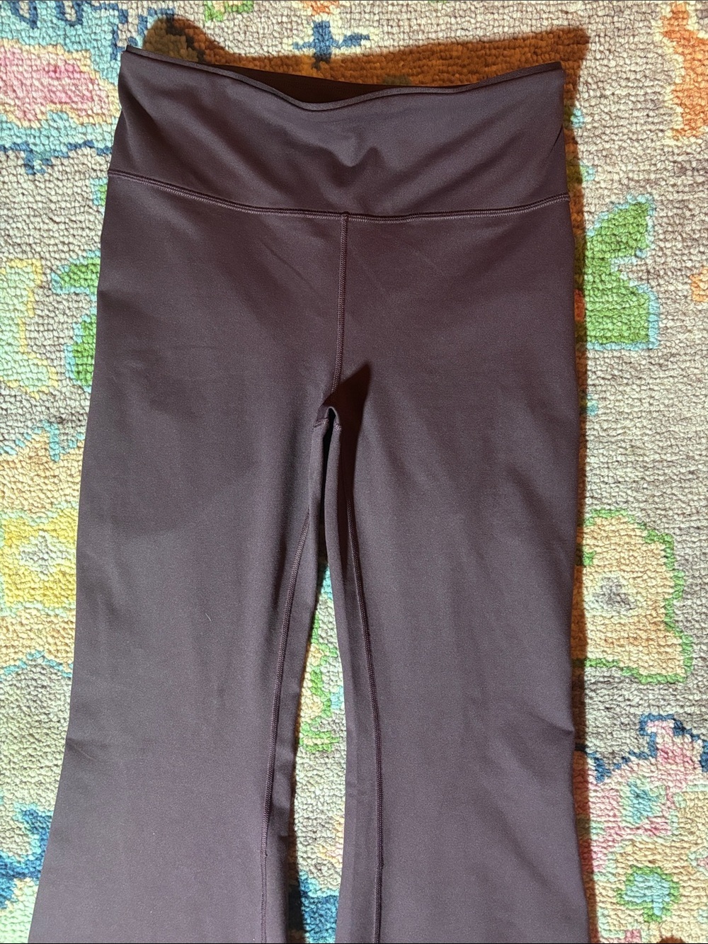 Fabletics | Boost PowerHold® High-Waisted Flare Pant | OxBlood | Large | Regular - Picture 4 of 10